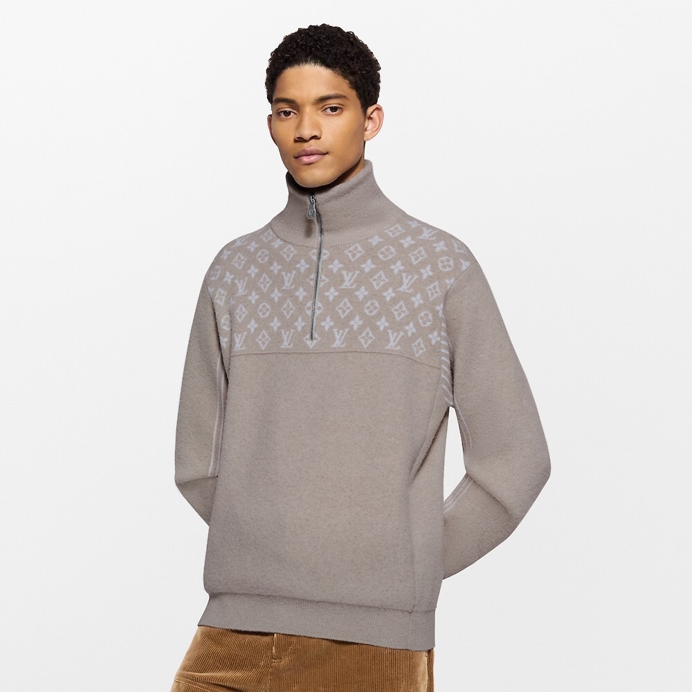 P669 Wool blend half zip sweater · image 14
