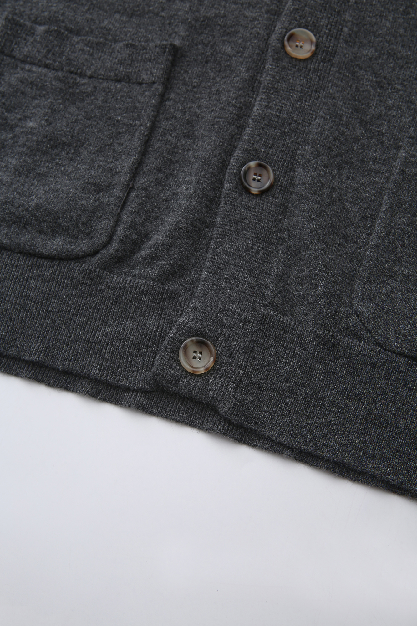 P609 Cashmere cardigan dark gray · image 15