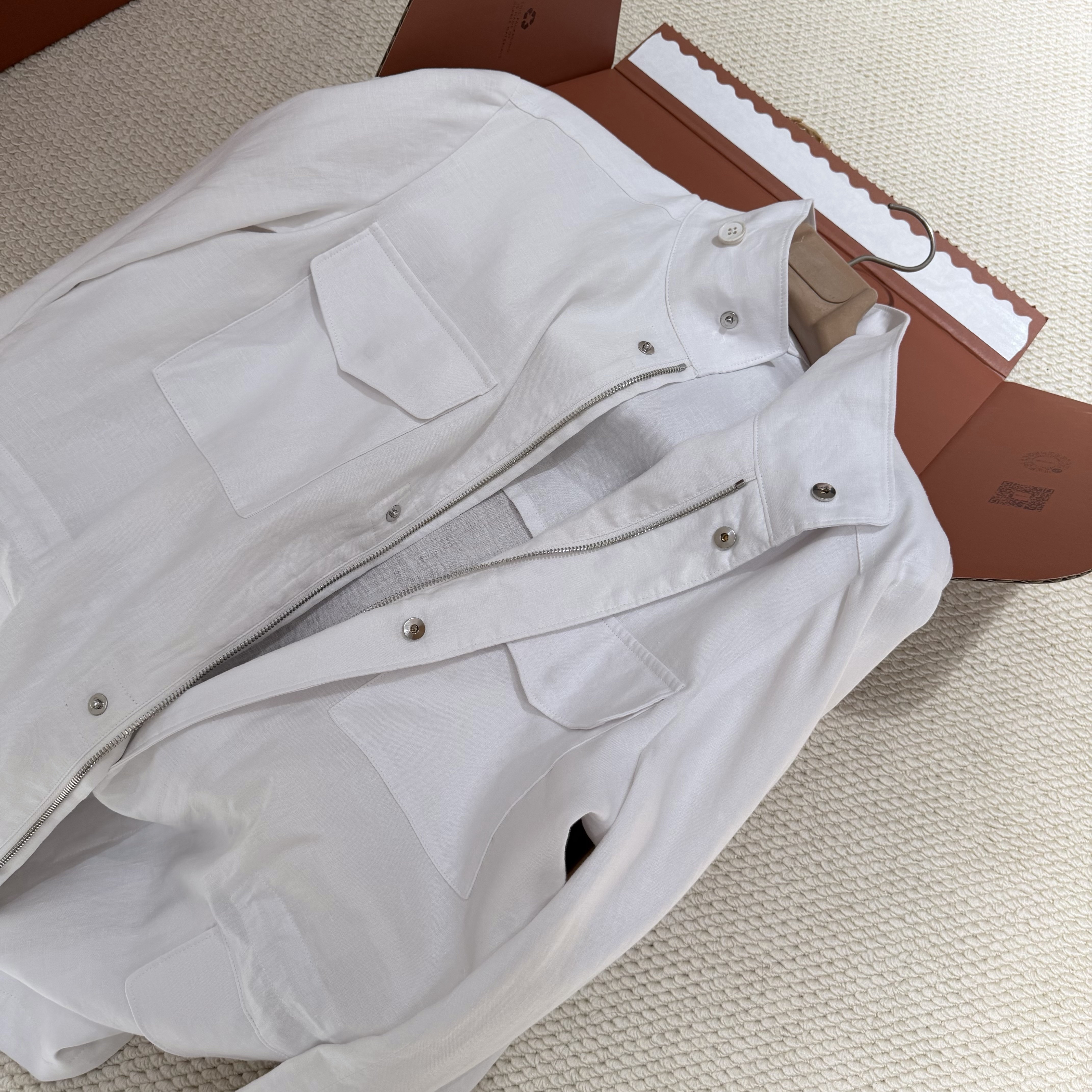 P1299 Linen solid color jacket · image 11