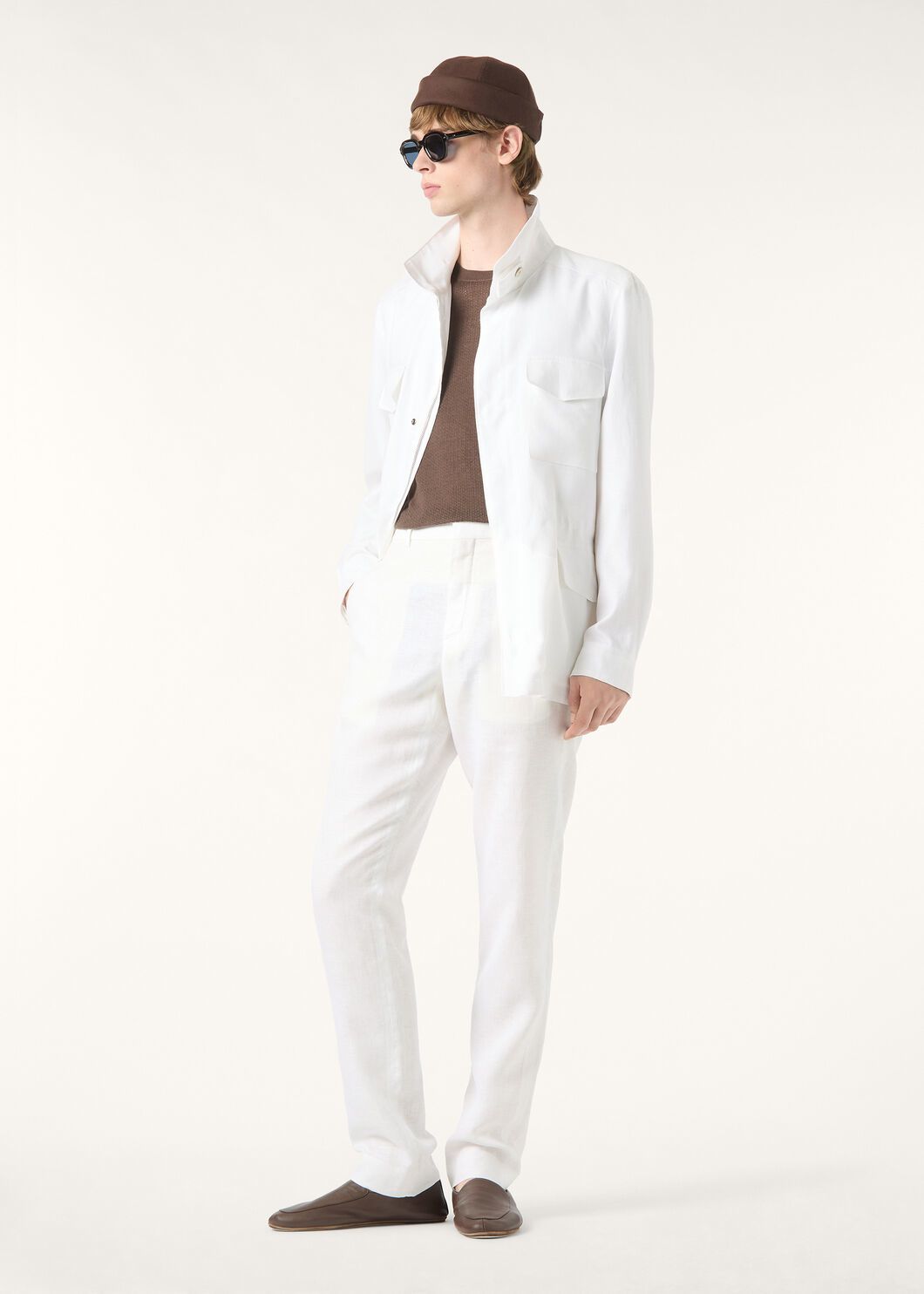 P1299 Linen solid color jacket · image 13
