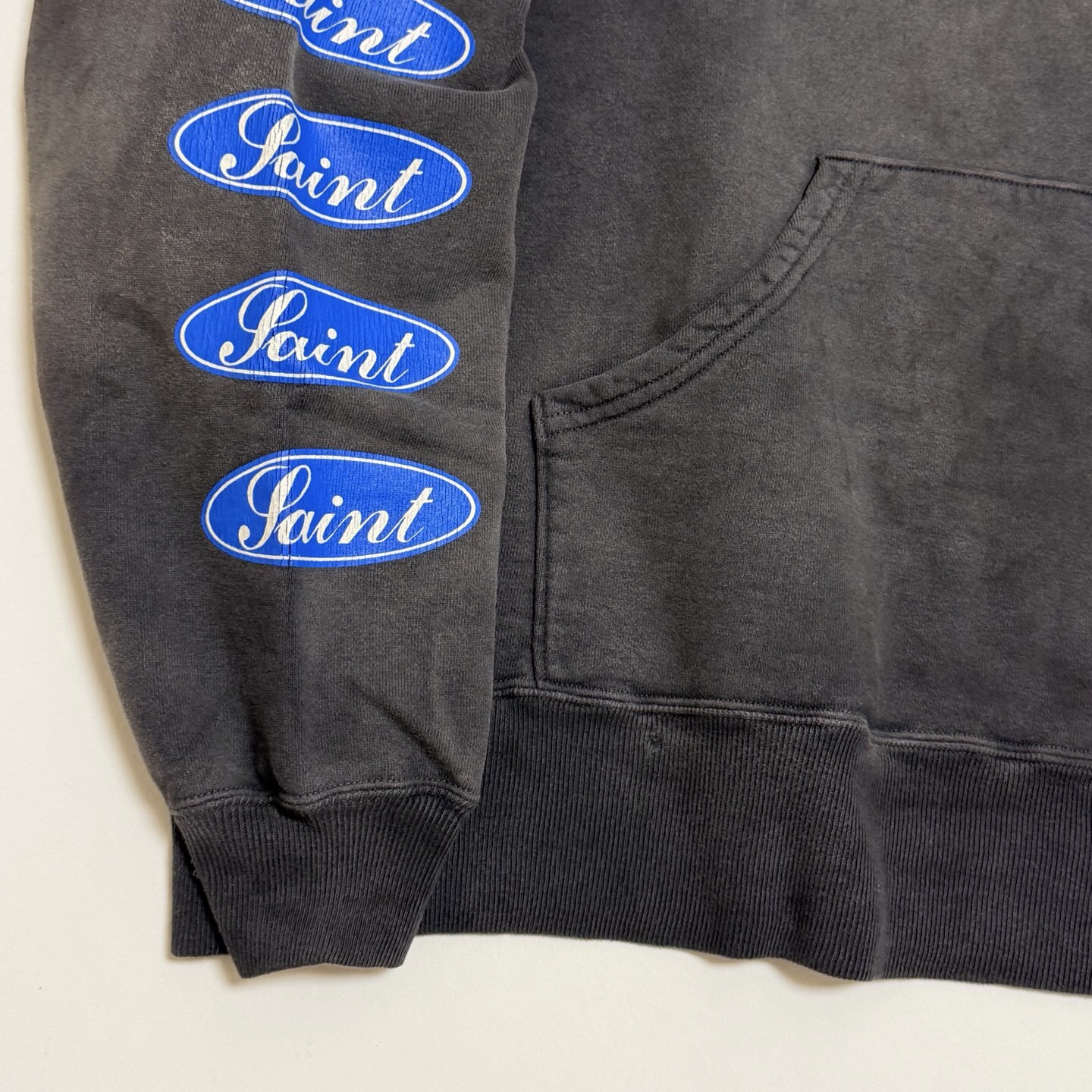P359 Blue Saint printed hoodie · image 9