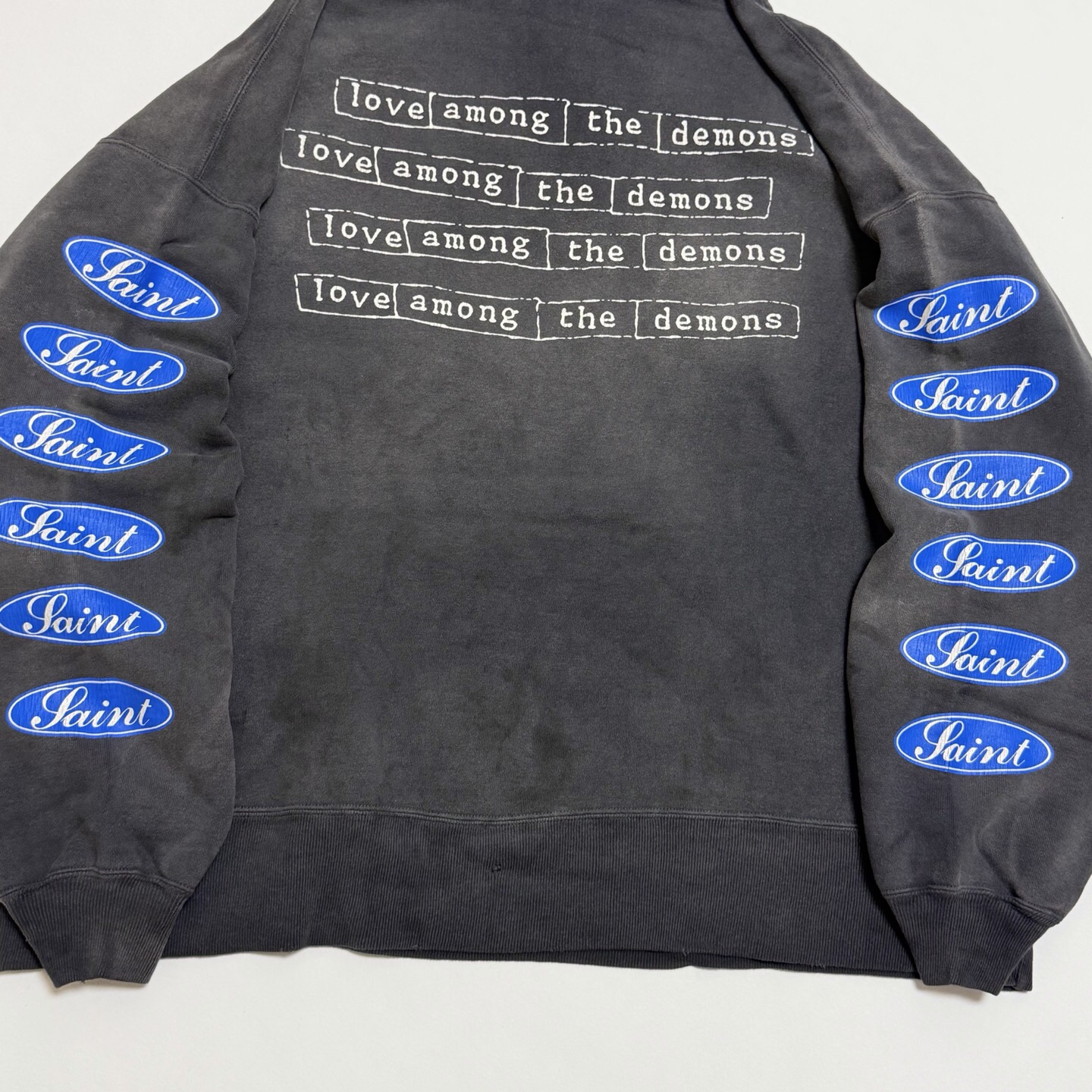 P359 Blue Saint printed hoodie · image 11