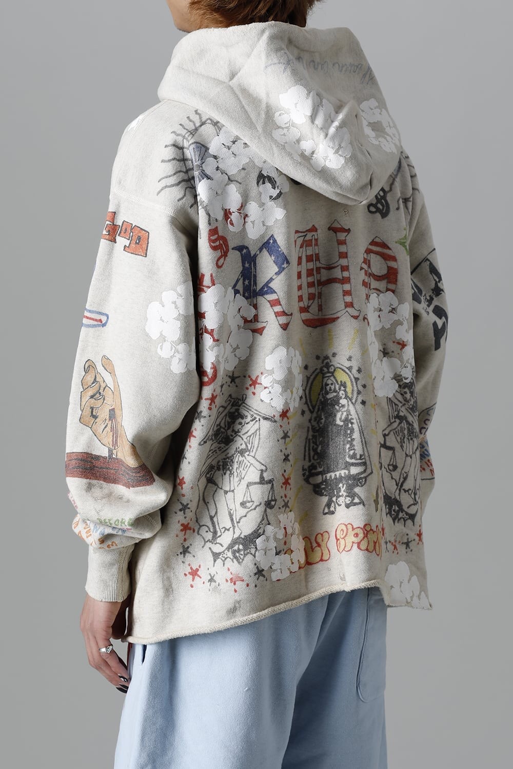 P379 Cotton print hoodie · image 17