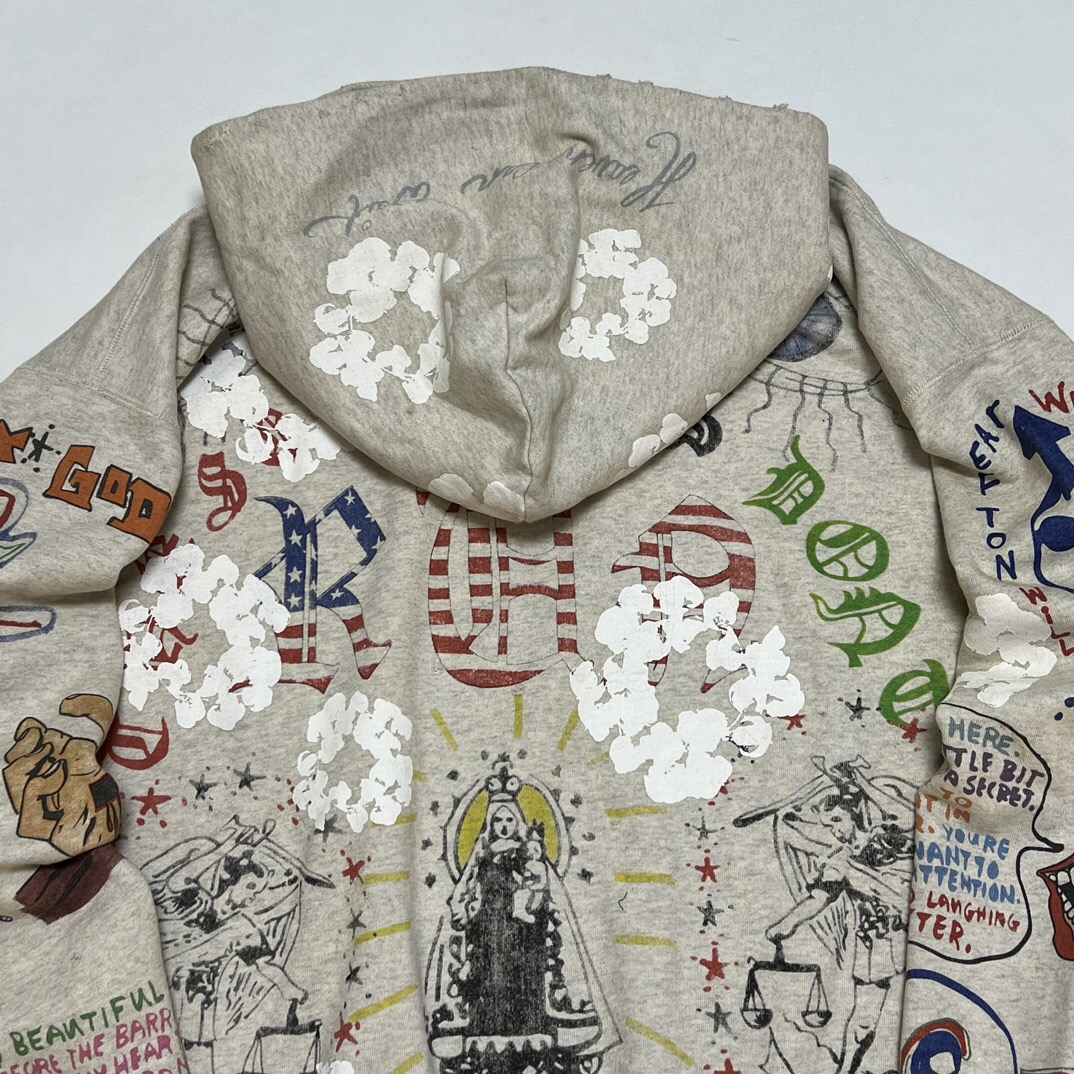 P379 Cotton print hoodie · image 11