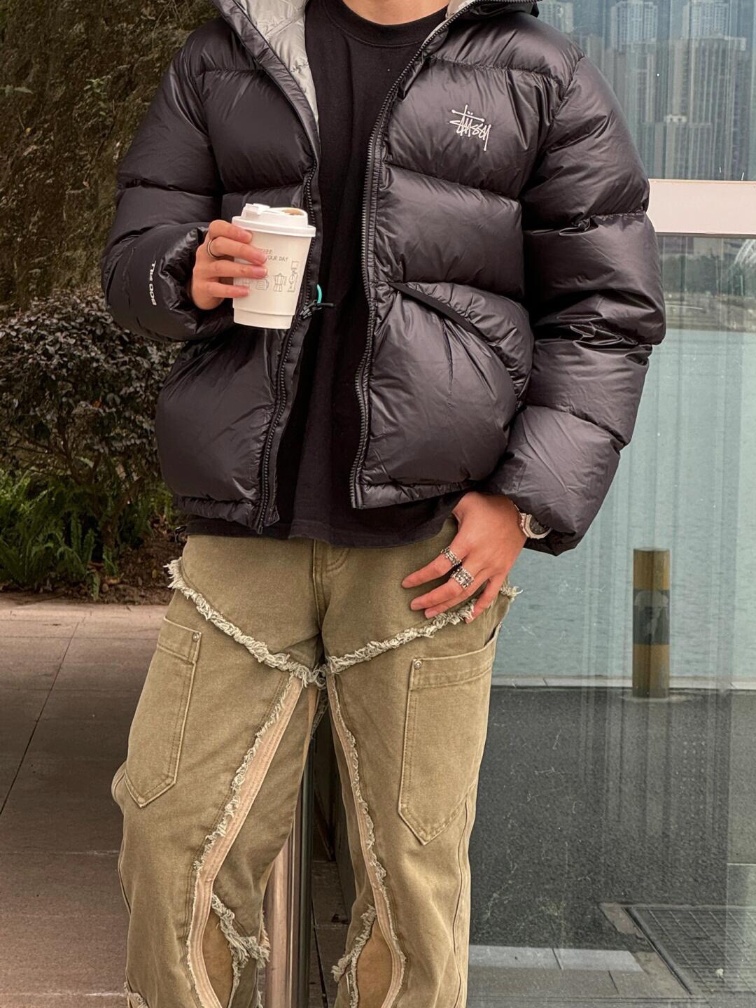P879  Stussy down jacket · image 24