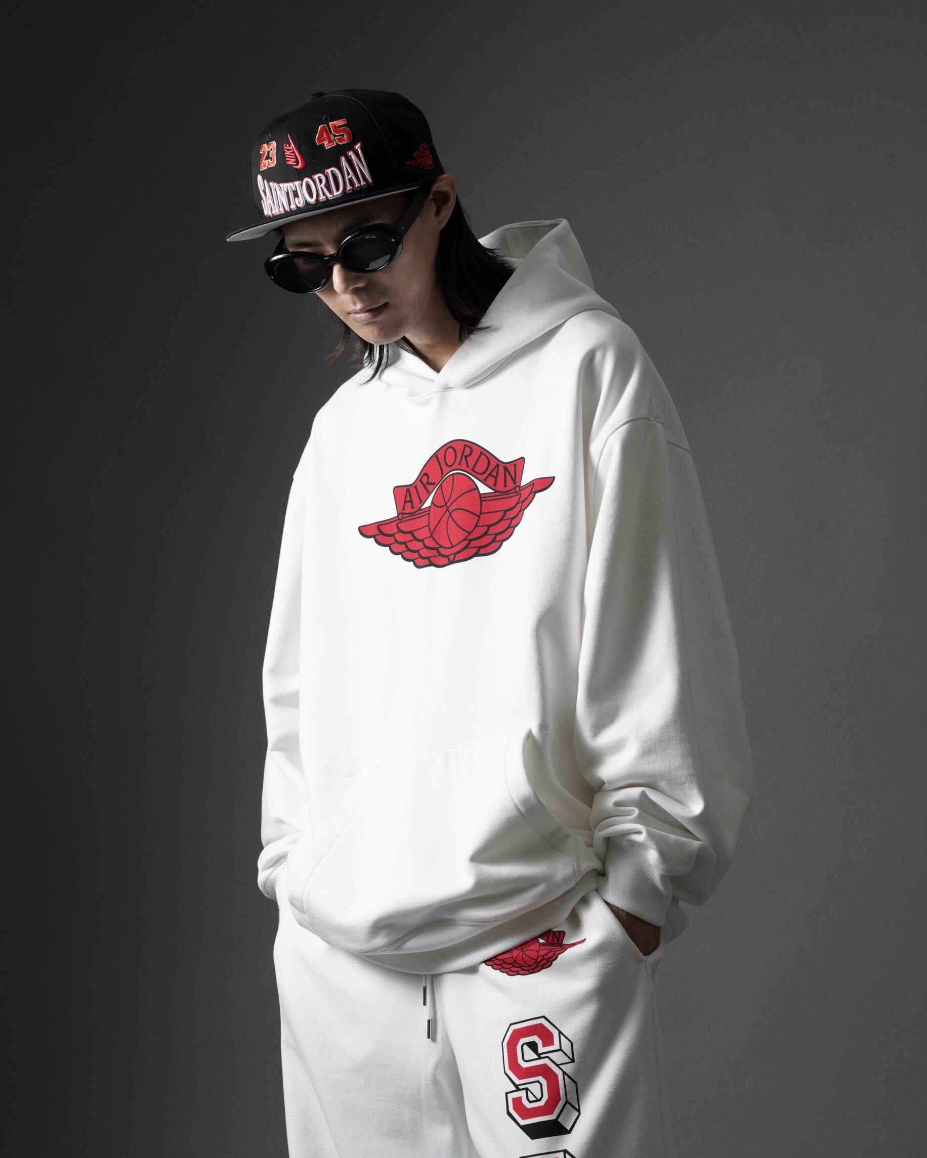P259 AJ x SA SM Hoodie (white) · image 15