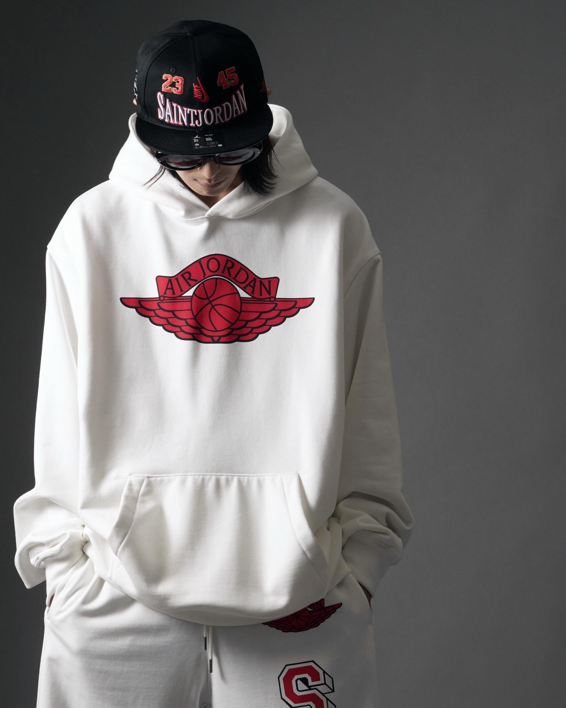 P259 AJ x SA SM Hoodie (white) · image 14