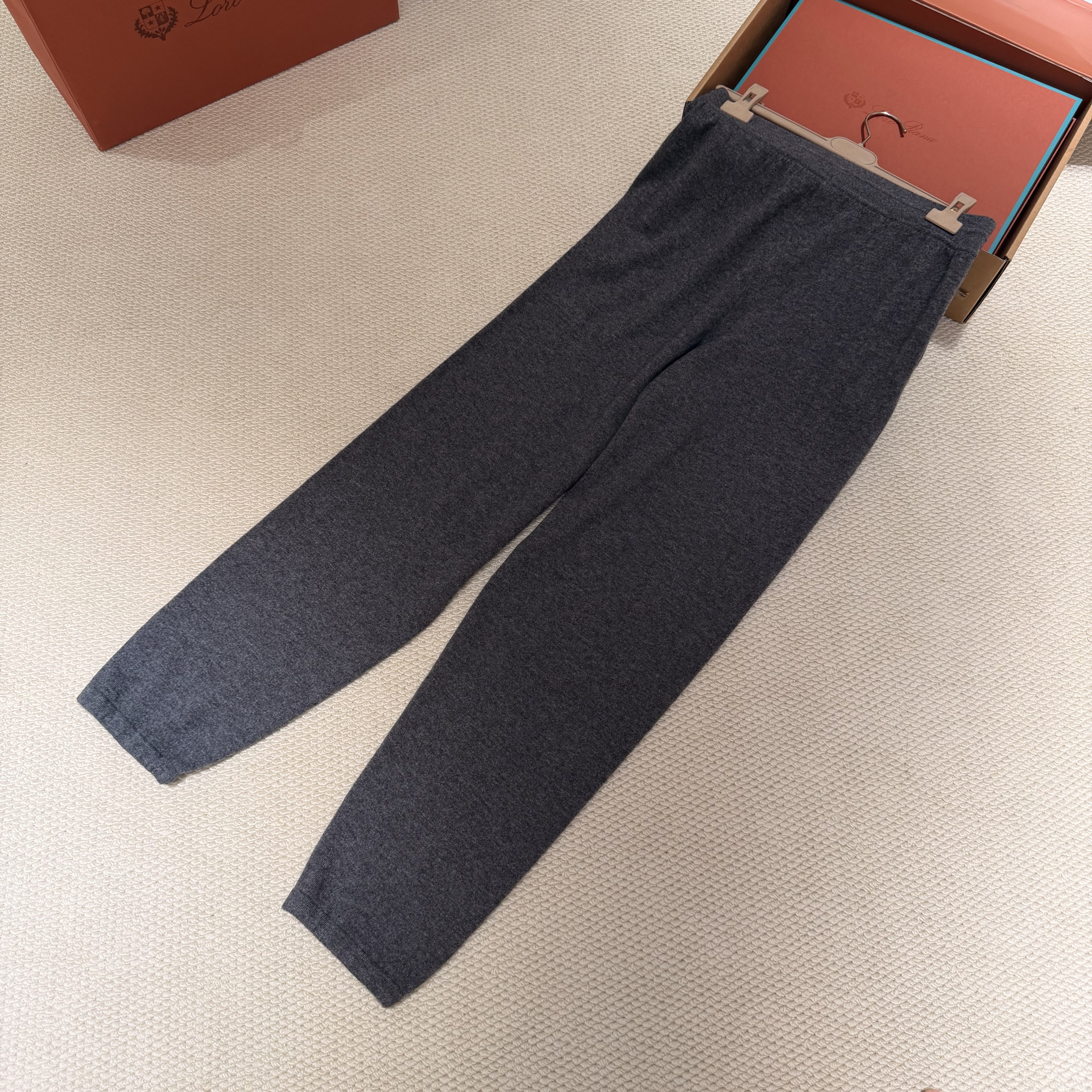 P989  Wool casual pants (dark gray) · image 5