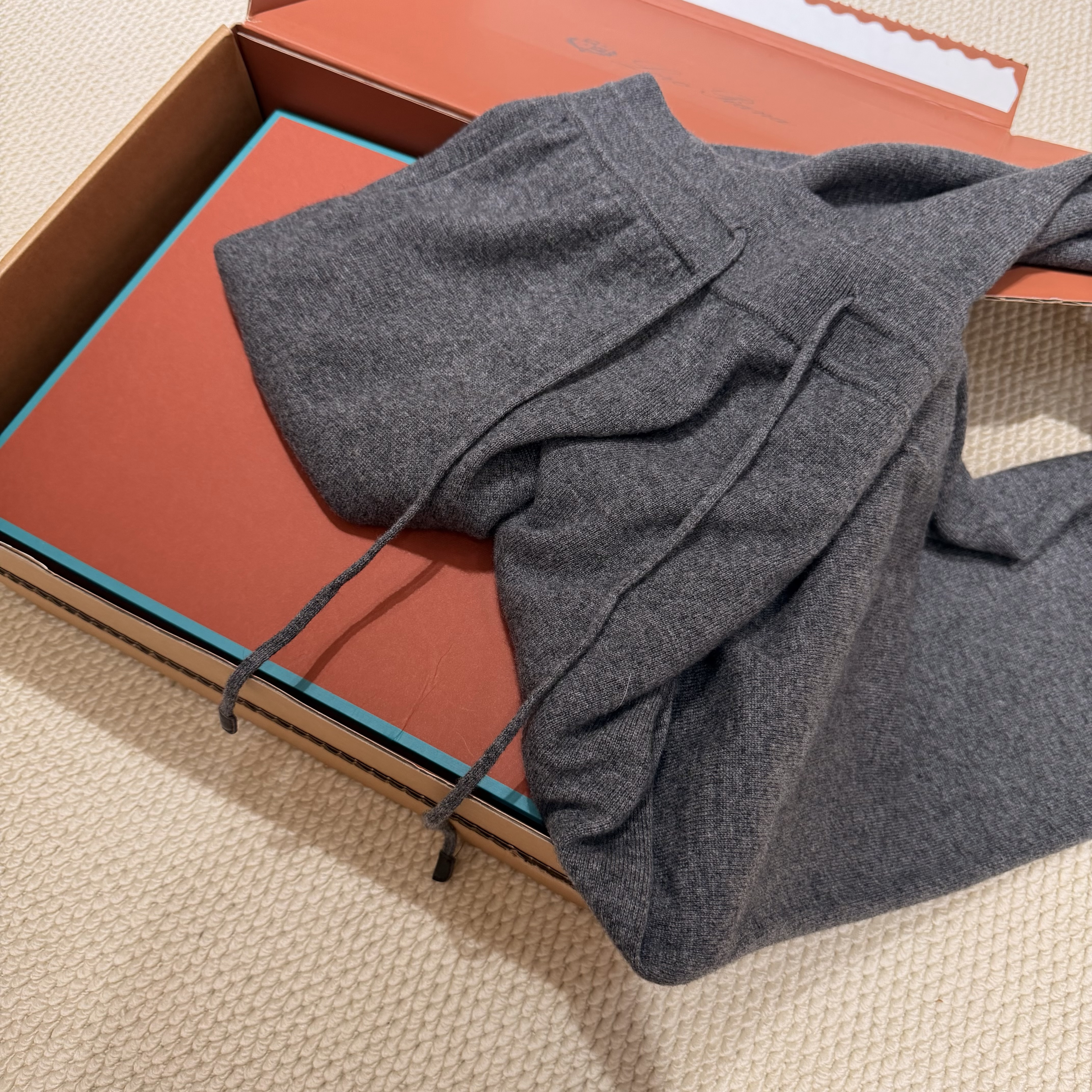P989  Wool casual pants (dark gray) · image 6
