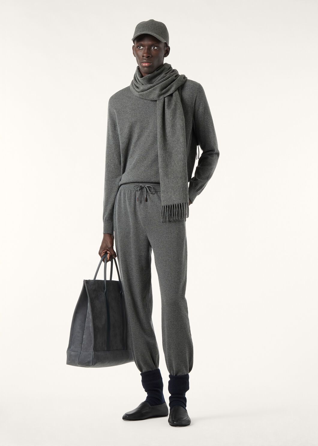P989  Wool casual pants (dark gray) · image 18