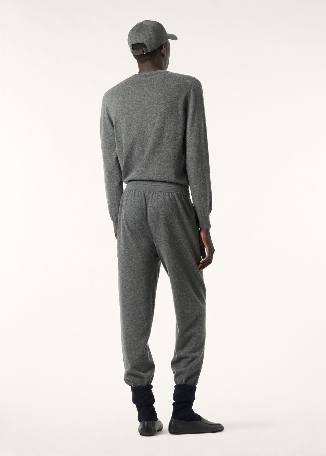 P989  Wool casual pants (dark gray) · image 19