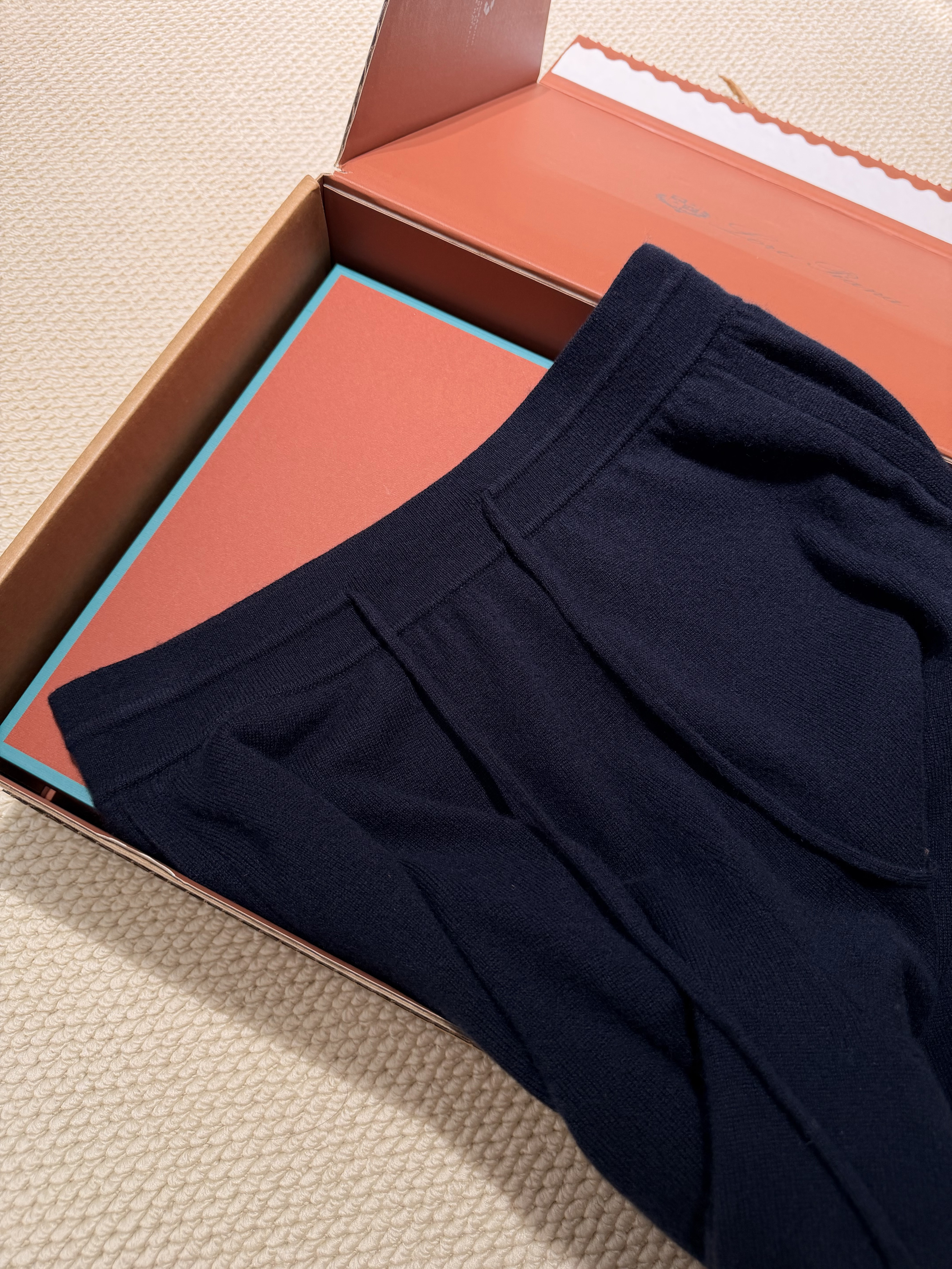 P989  Wool casual pants (dark blue) · image 10