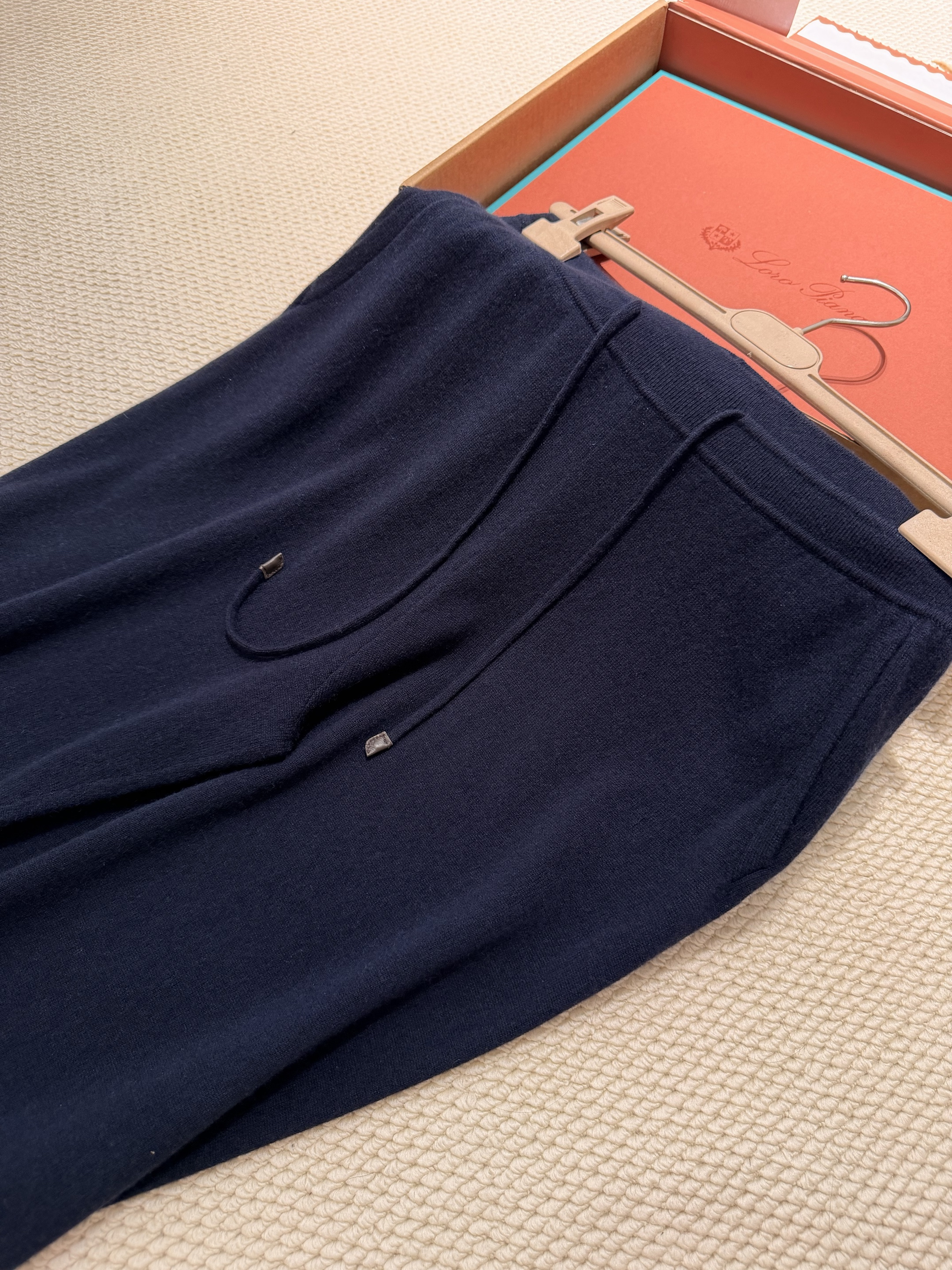 P989  Wool casual pants (dark blue) · image 7