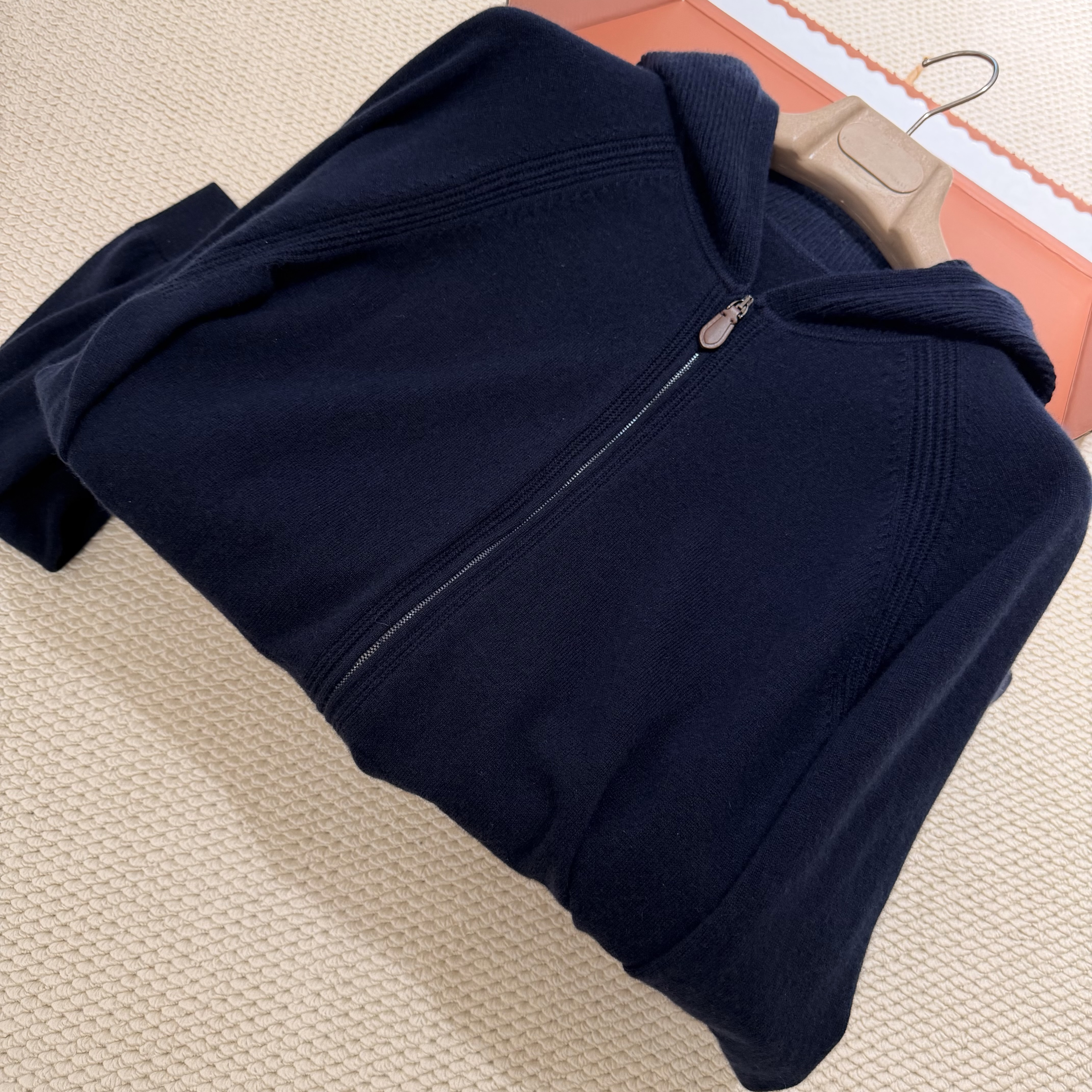 P1099 Wool Hoodie (Deep Blue) · image 8