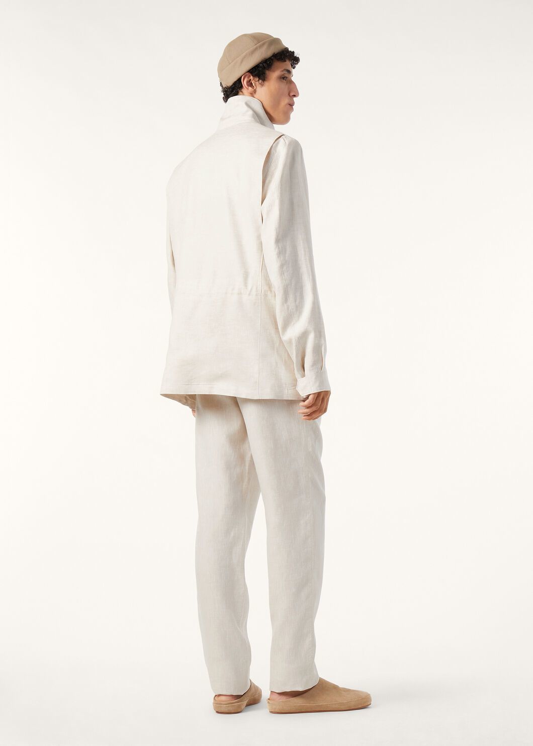 P1299 Linen solid color jacket · image 19