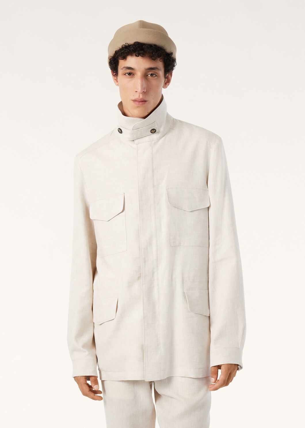 P1299 Linen solid color jacket · image 18