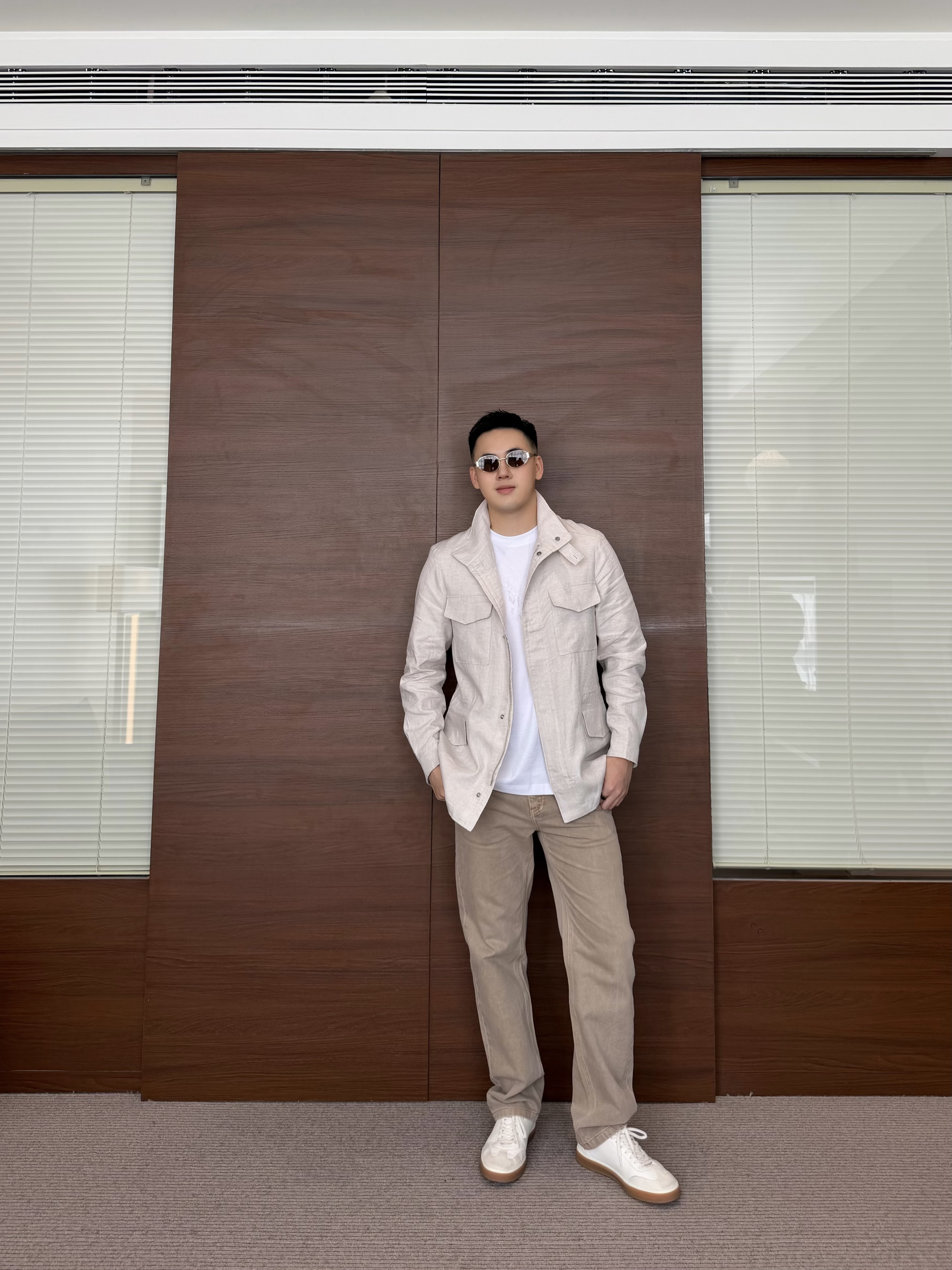 P1299 Linen solid color jacket · image 22