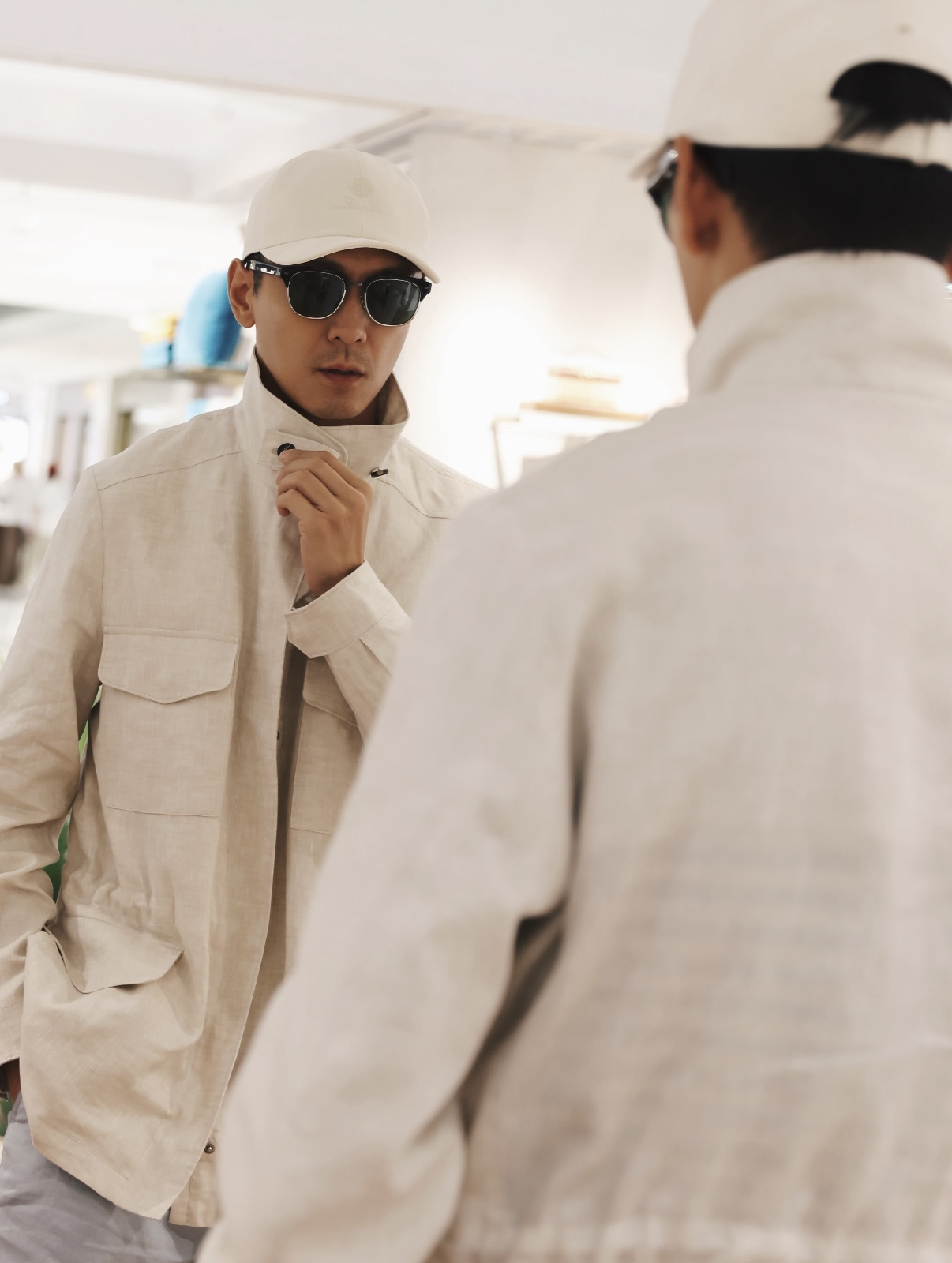 P1299 Linen solid color jacket · image 26