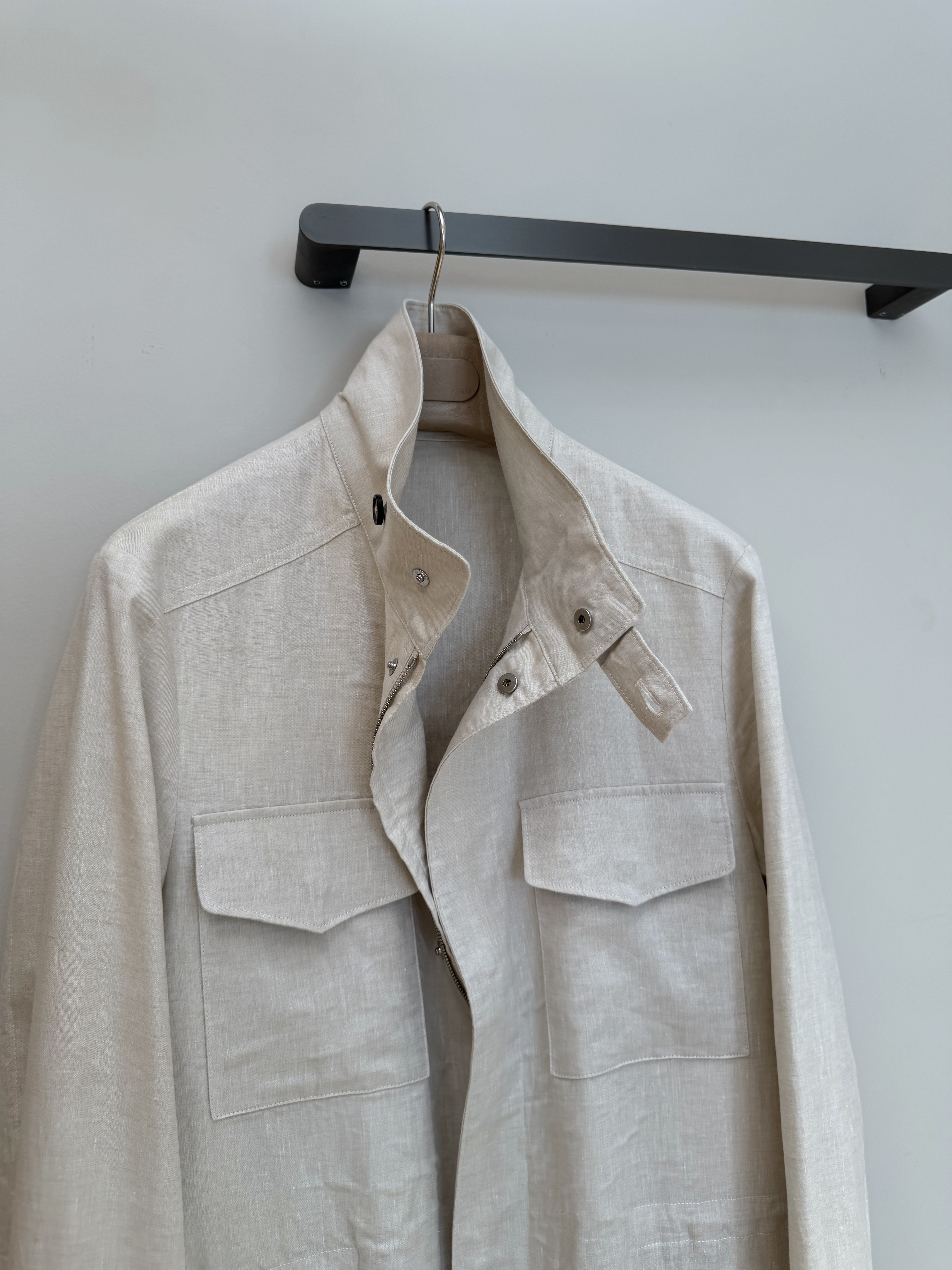 P1299 Linen solid color jacket · image 10