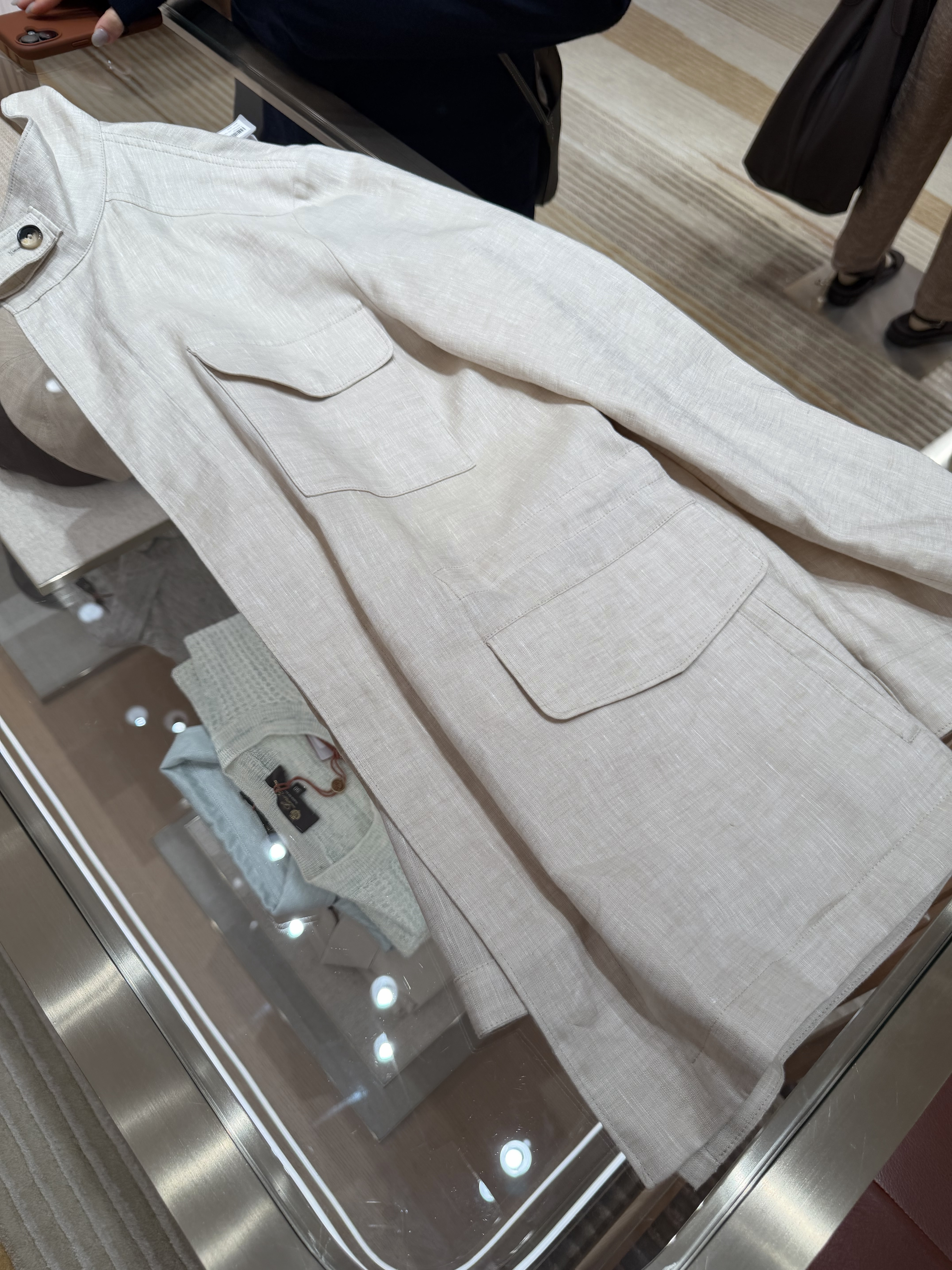 P1299 Linen solid color jacket · image 6