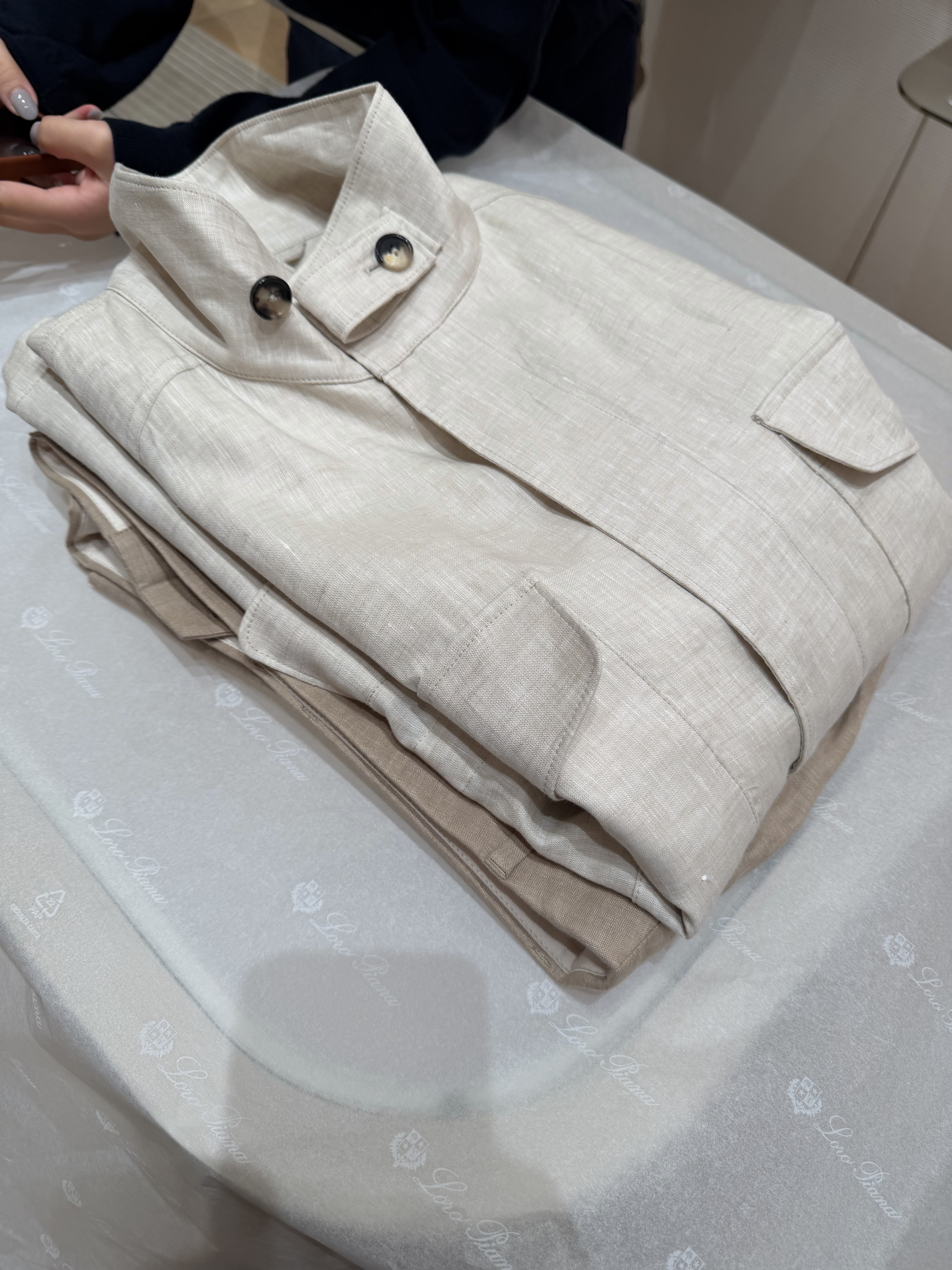 P1299 Linen solid color jacket · image 5